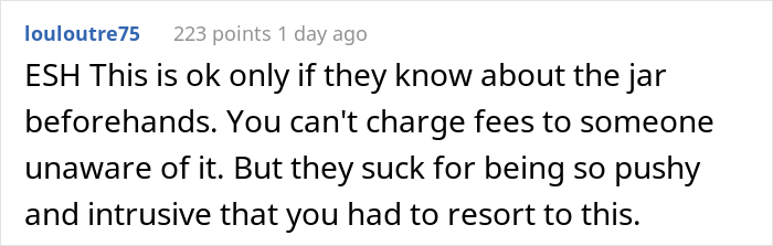 Family Calls This Woman A Jerk For Asking Them For A Dollar Every Time They Mention Her Not Having Kids