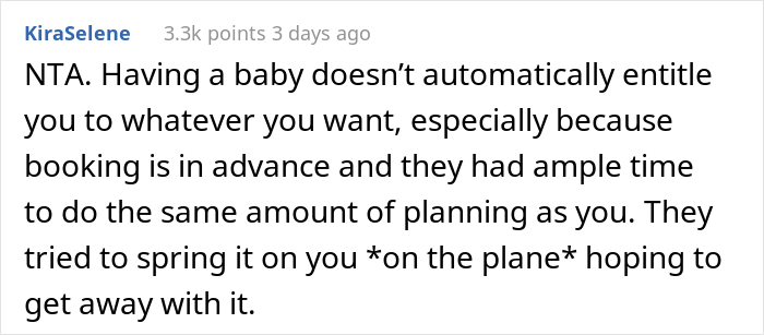 Mom Furious Over Guy Not Giving Up His Airplane Seat Makes Snide Remarks, He Turns To The Internet To Ask Which One Of Them Was In The Wrong Mom Furious Over Guy Not Giving Up His Airplane Seat Makes Snide Remarks, He Turns To The Internet To Ask Which One Of Them Was In The Wrong