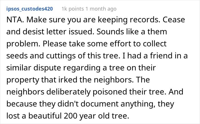 &ldquo;AITA For Not Removing A Tree From My Property As My New Neighbor Demands?&rdquo;