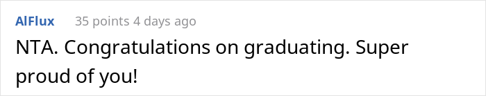 Woman Graduates From Community College But Her Family Thinks It's Nothing Compared To Her Cousins' University Degrees, Drama Ensues