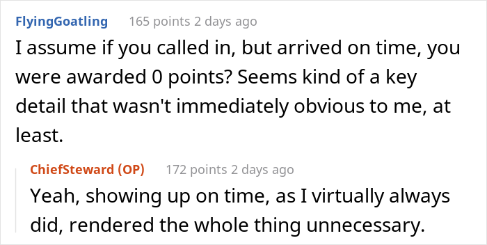 Employee Drives Management Nuts With His Malicious Compliance For 11 Years After He Got Disciplined For Being 22 Seconds Late Once Employee Drives Management Nuts With His Malicious Compliance For 11 Years After He Got Disciplined For Being 22 Seconds Late Once