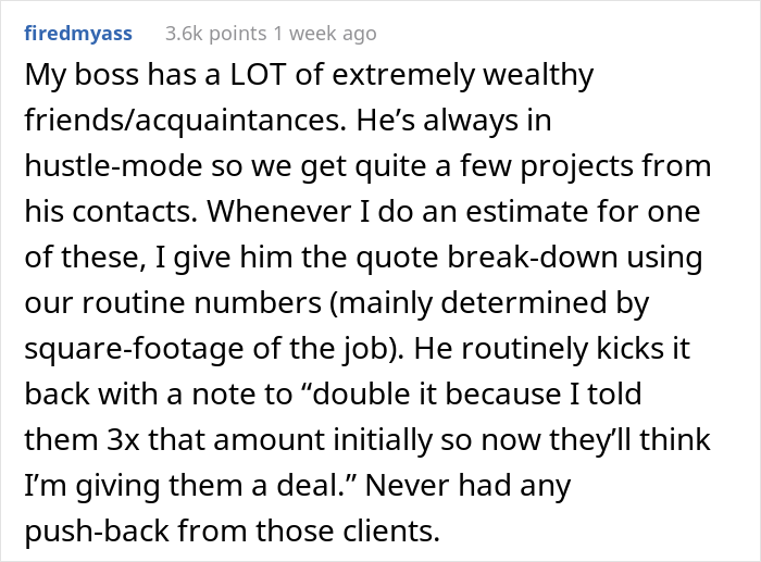 Boss Ignores Employee&rsquo;s Warning To Not Bring Down Prices For Wealthy Client, Realizes He Made A Mistake When It&rsquo;s Too Late
