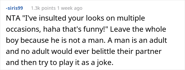 Husband Crushes Wife's Self-Esteem During Celebratory Dinner, Is Mad After She Up And Leaves