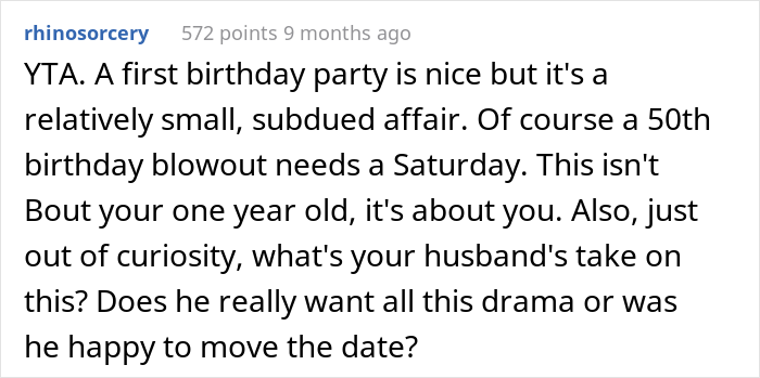 "AITA For Calling My MIL A Crybaby And Saying Her Birthday Isn't As Important As My Son's First Birthday?"