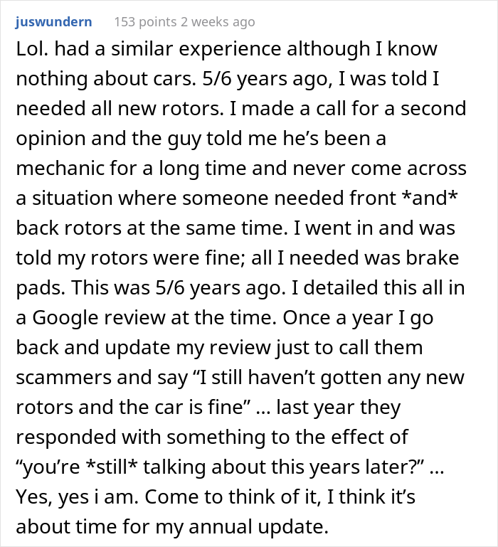 After A Mechanic Thought He Could Scam This Woman, She Embarrassed Him In Front Of The Whole Shop After A Mechanic Thought He Could Scam This Woman, She Embarrassed Him In Front Of The Whole Shop