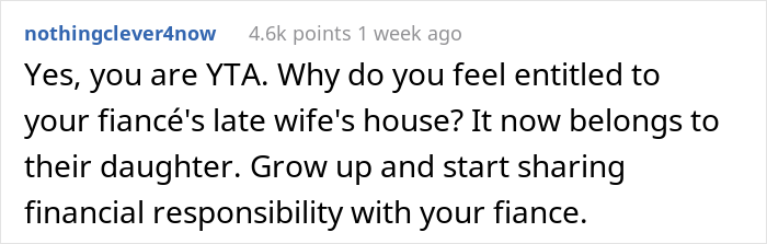 Man Reveals That His House Belongs To His Teen Daughter As An Inheritance From Her Late Mother, Fianc&eacute;e Causes A Scene