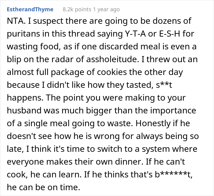 Husband Is Always Late For Dinner Despite Having A Full Hour To Unwind After Work, Desperate Wife Snaps And Throws His Meal In The Trash