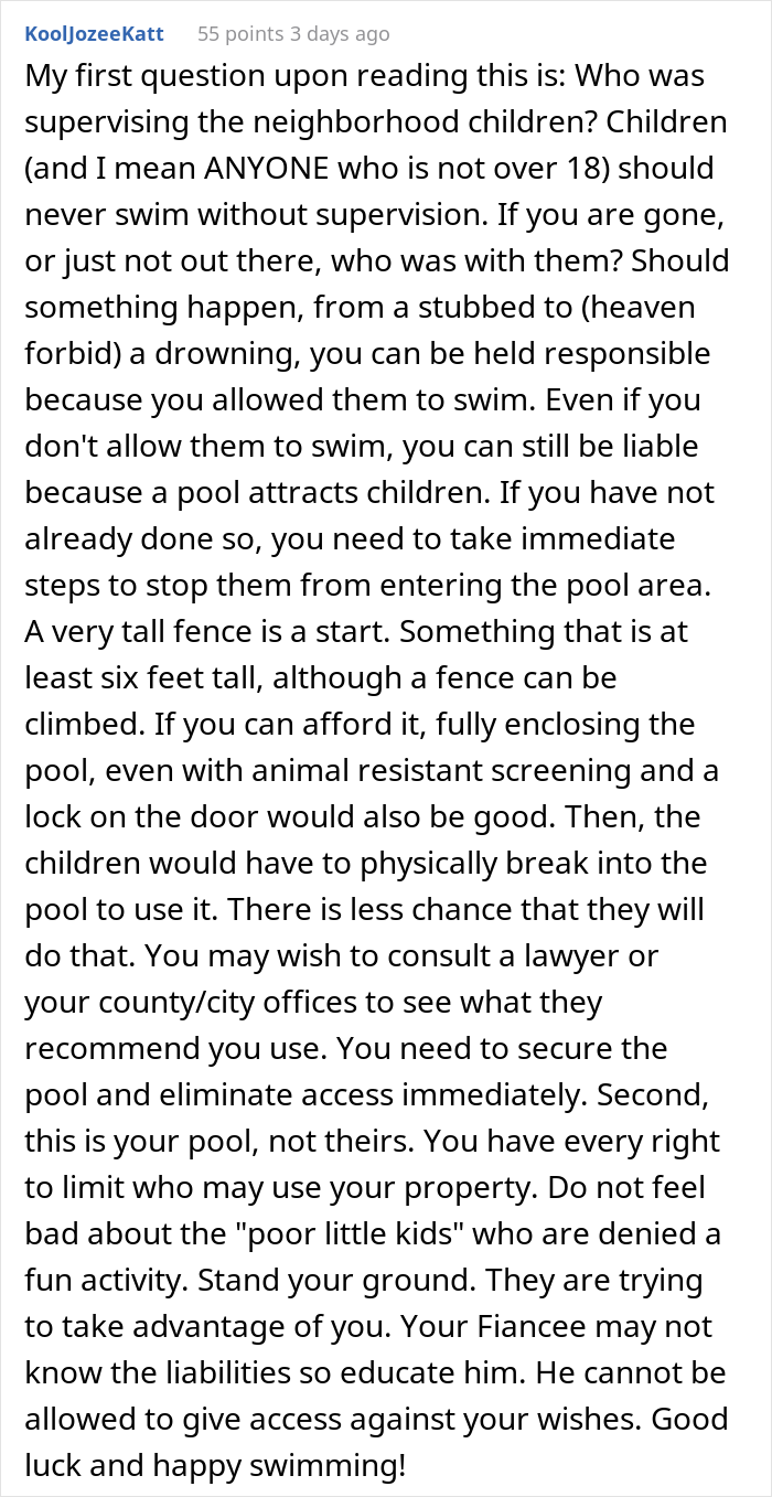 Man’s Pool Gets Damaged By Neighborhood Kids, Parents Complain When He Closes It Man’s Pool Gets Damaged By Neighborhood Kids, Parents Complain When He Closes It