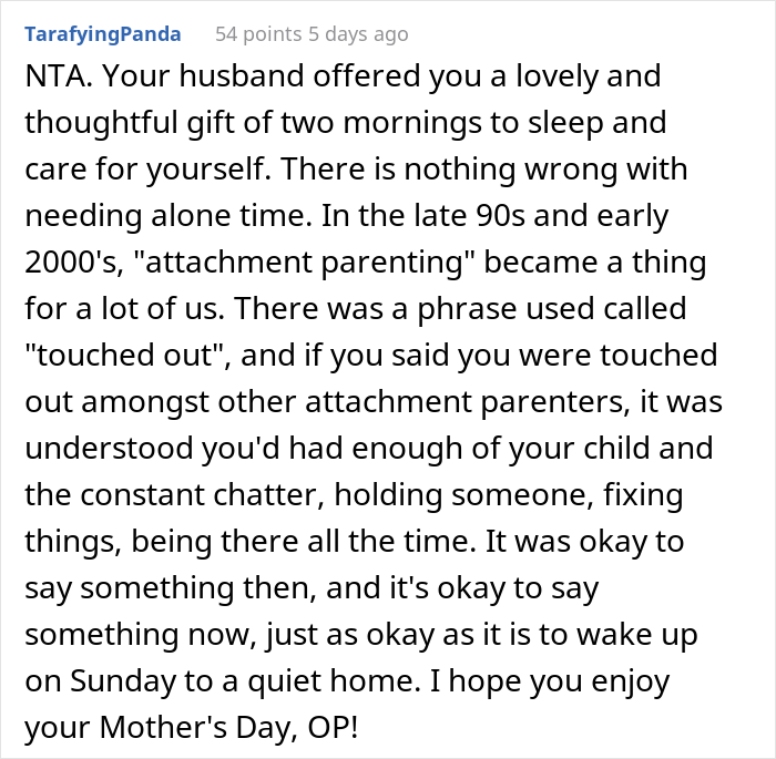 &ldquo;AITA For Wanting To Be Without My Children On Mother&rsquo;s Day?&rdquo;