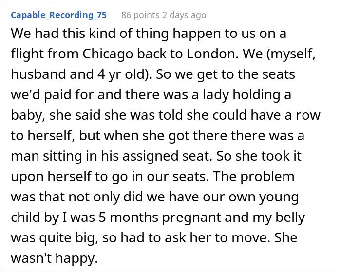 Mom Furious Over Guy Not Giving Up His Airplane Seat Makes Snide Remarks, He Turns To The Internet To Ask Which One Of Them Was In The Wrong Mom Furious Over Guy Not Giving Up His Airplane Seat Makes Snide Remarks, He Turns To The Internet To Ask Which One Of Them Was In The Wrong