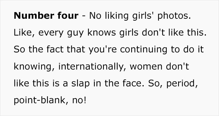 Woman Shares A Controversial List Of Rules She Makes All Of Her Boyfriends Follow Woman Shares A Controversial List Of Rules She Makes All Of Her Boyfriends Follow