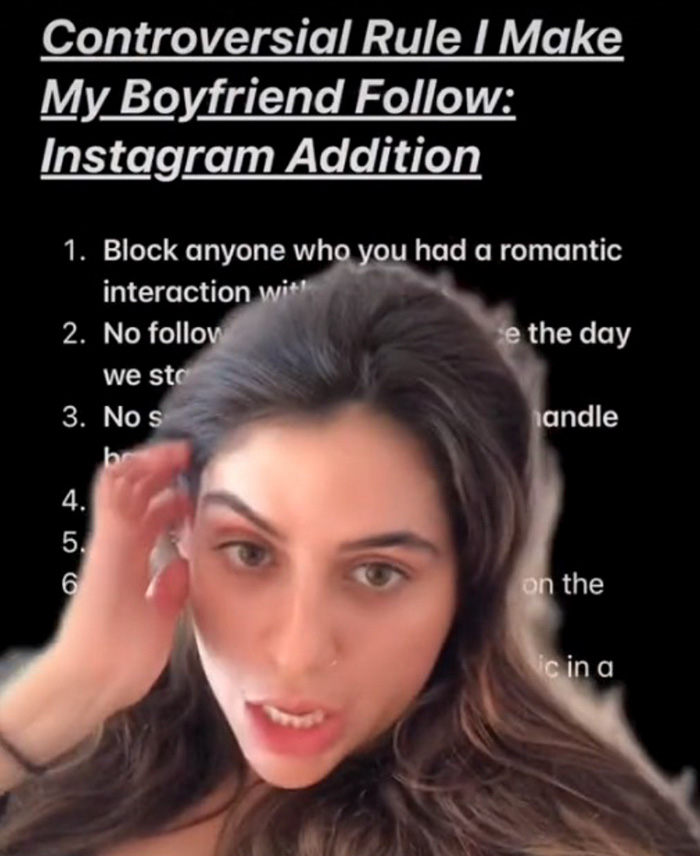 Woman Shares A Controversial List Of Rules She Makes All Of Her Boyfriends Follow Woman Shares A Controversial List Of Rules She Makes All Of Her Boyfriends Follow