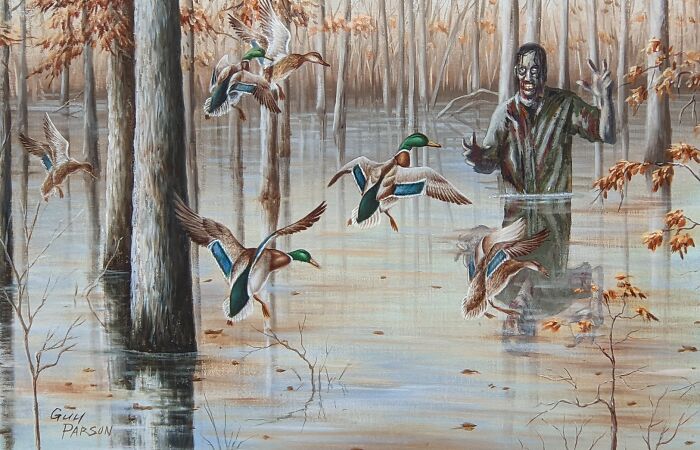 Daveruinsart Is Still “Ruining” Thrifted Landscapes (12 Pics)