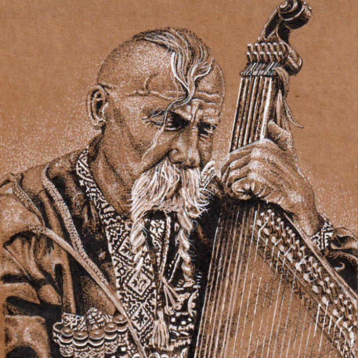 My Graphic Experiments On Craft Paper (13 Pics)