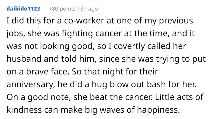 Man&rsquo;s Secret Plan Of Reminding Coworker&rsquo;s Husband Of Their Wedding Anniversary Warms The Hearts Of 171k People In This Online Group