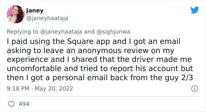 Woman Is Shocked That Her Lyft Driver From 3 Weeks Ago Came To Her Workplace, Warns Others