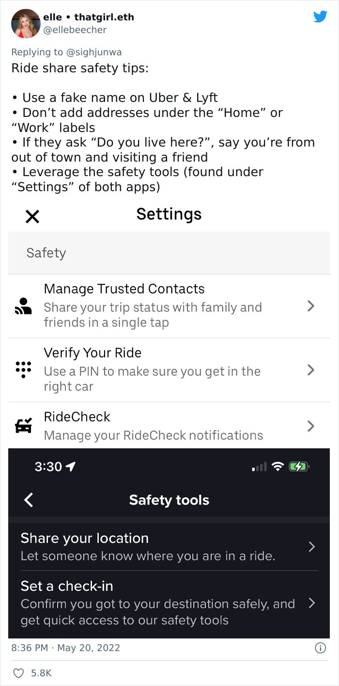 Woman Is Shocked That Her Lyft Driver From 3 Weeks Ago Came To Her Workplace, Warns Others