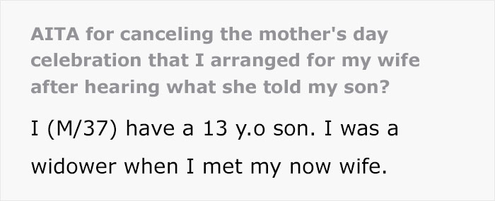 Dad Overhears A Conversation Between His New Wife And His Son, Cancels The Mother’s Day Celebration He’d Planned Dad Overhears A Conversation Between His New Wife And His Son, Cancels The Mother’s Day Celebration He’d Planned
