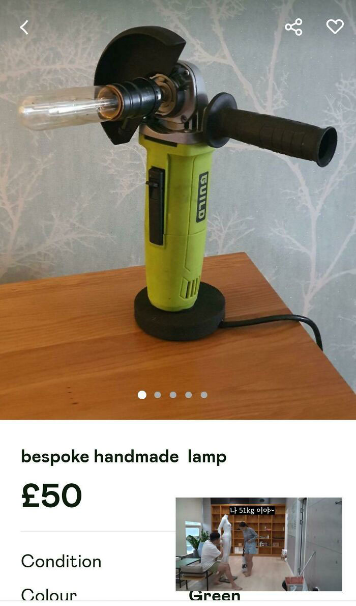Angle Grinder Lamp