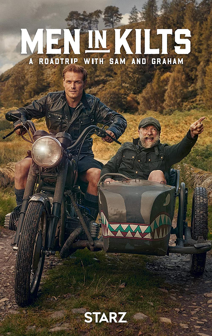 Movie poster for "Men In Kilts: A Road Trip With Sam And Graham"