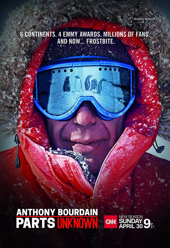 Movie poster for "Anthony Bourdain: Parts Unknown"