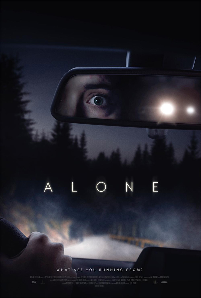Movie poster for "Alone"