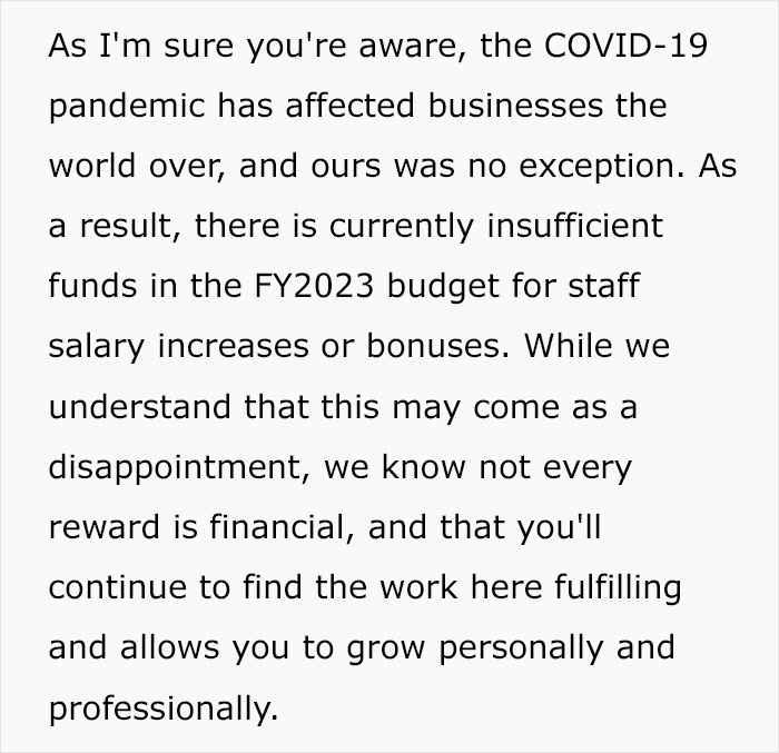 Employee Is Triggered After Being Told There's No Money For Salary Increases While The Management Got 10% Raises And Bonuses, Bites Back In A Brilliant Response