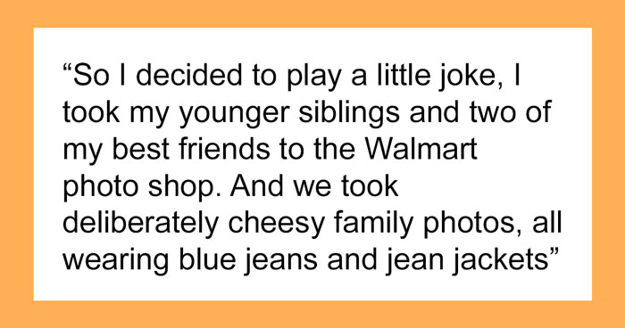 18-Year-Old Takes Cheesy “Family” Pics With Her Friends After She Found Out That Her Family Excluded Her From Their Easter Card Photoshoot