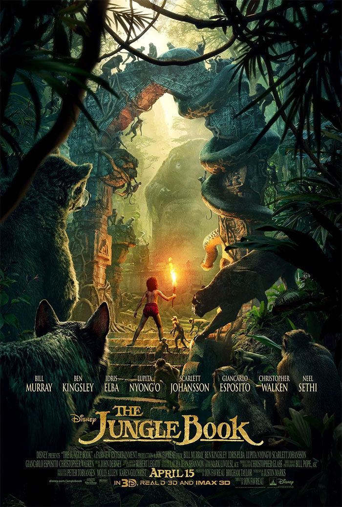 Movie poster for "The Jungle Book"