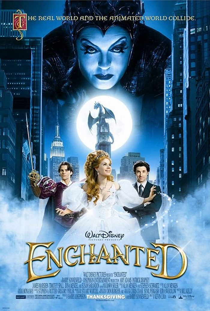 Movie poster for "Enchanted"