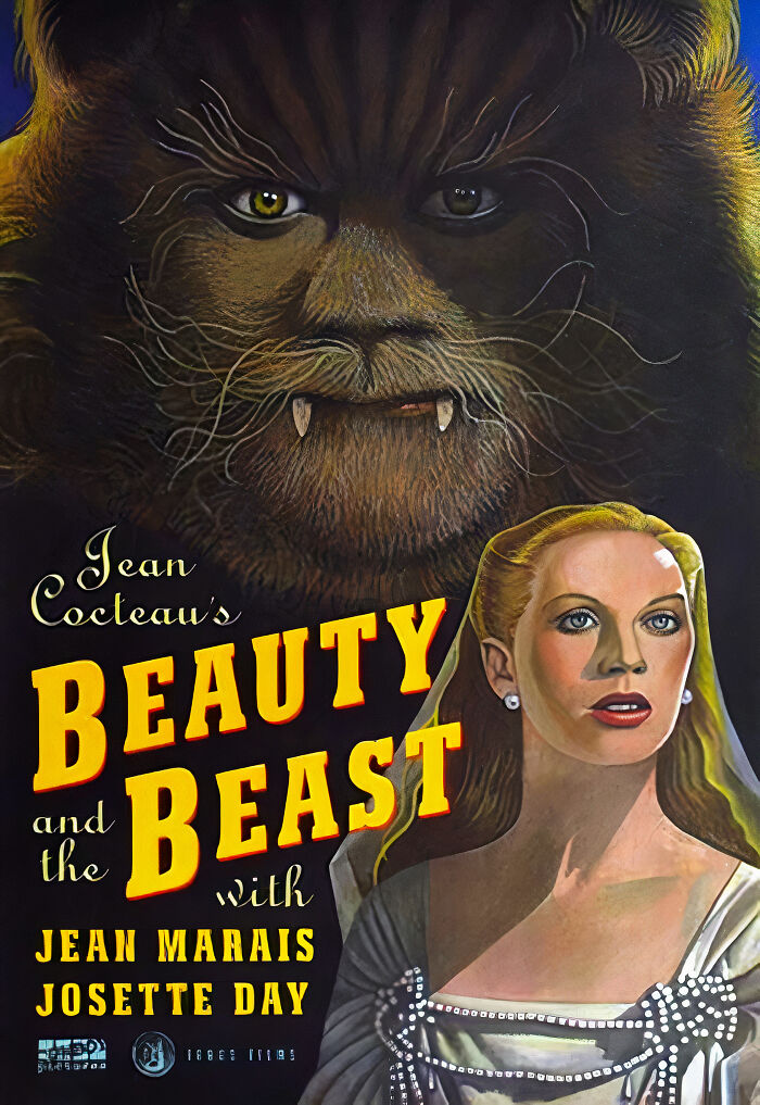 Movie poster for "The Beauty And The Beast (1946)"