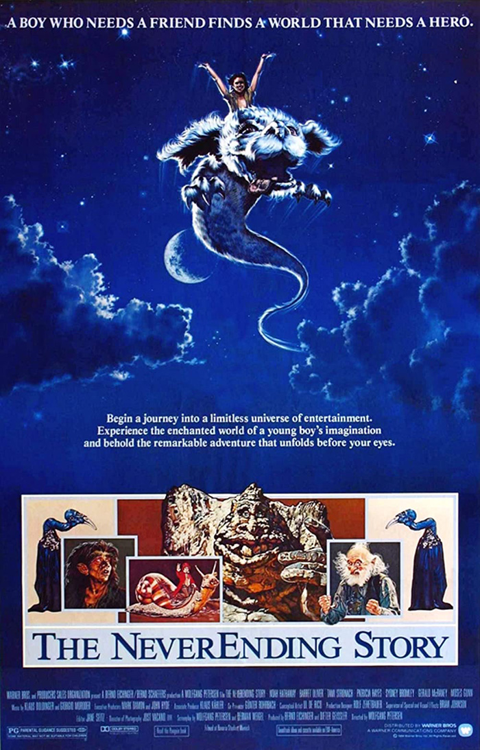 Movie poster for "The Neverending Story"