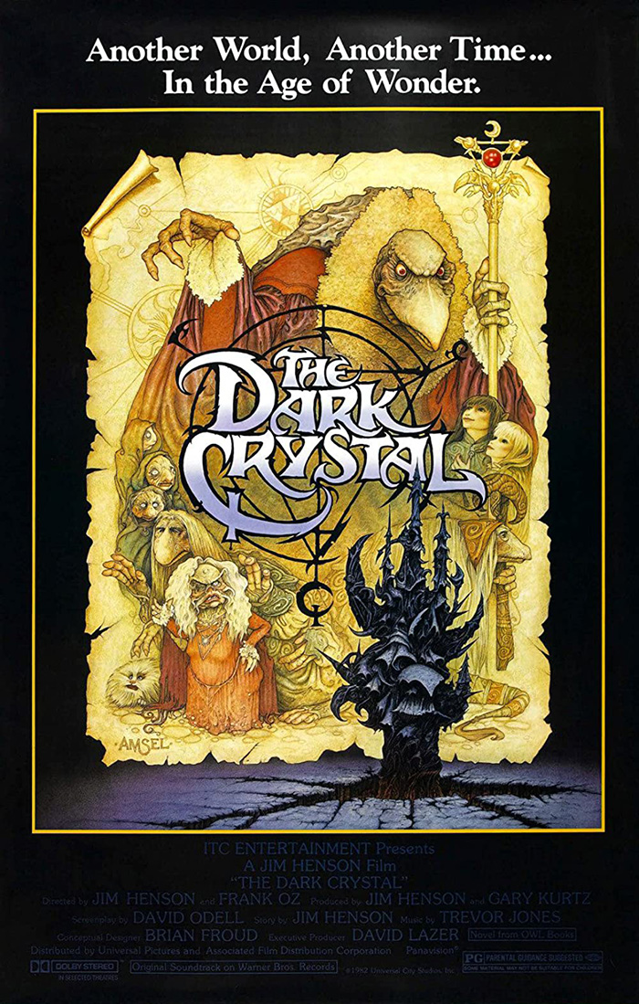 Movie poster for "The Dark Crystal"