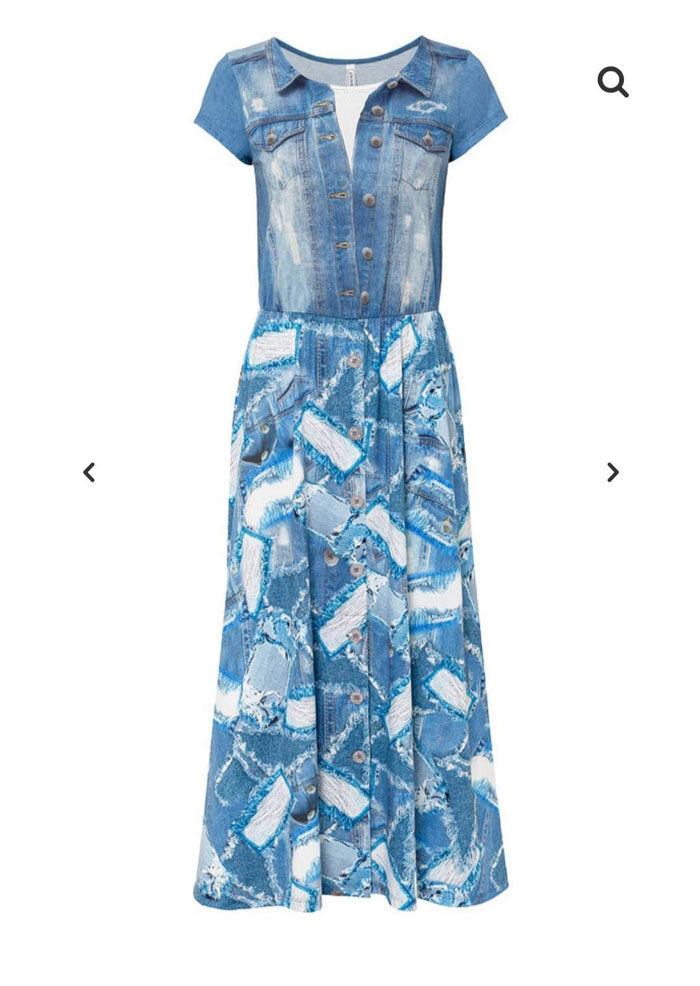 Un "vestido" de mezclilla