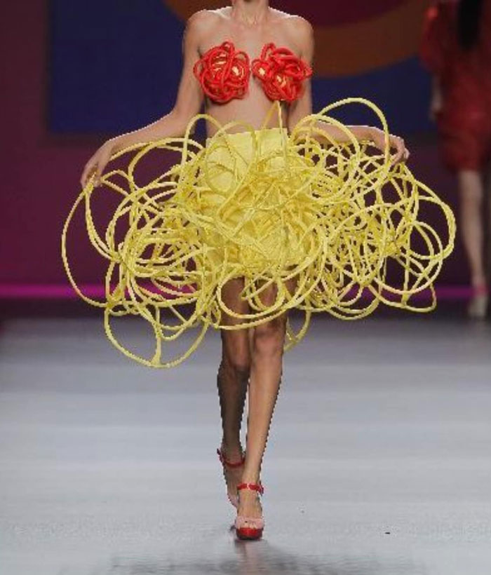 I Think The Shoes Are Cute. The Rest Of This Outfit Is Interesting. I Have To Wonder How She Keeps The Top On