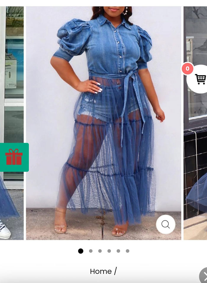 What Do Yall Think Of This? ( Not A Shirt You Can See The Fabric Going To The Ankles Is Attached. Definitely A Dress)