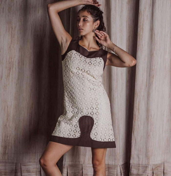 Maxipad Couture. Seen On A Sponsored Facebook Ad For "Vintage" Clothing