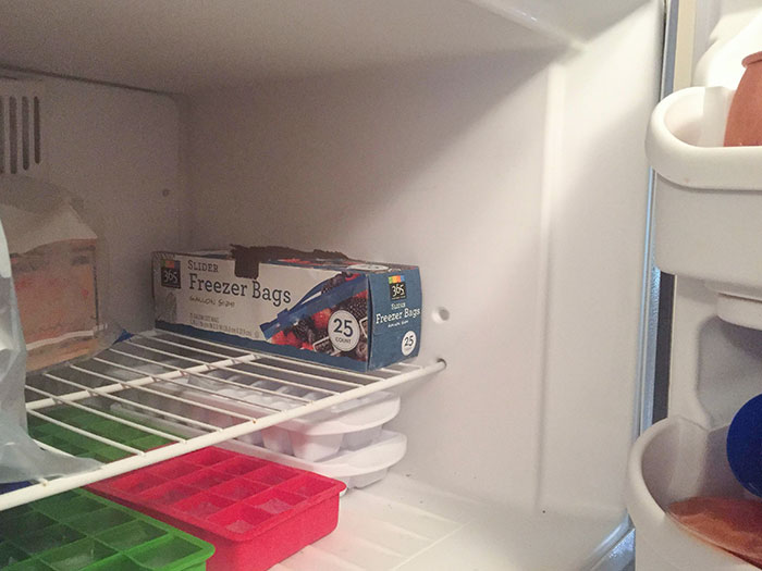 No estoy seguro si mi esposa entiende para qué sirven las bolsas de congelar