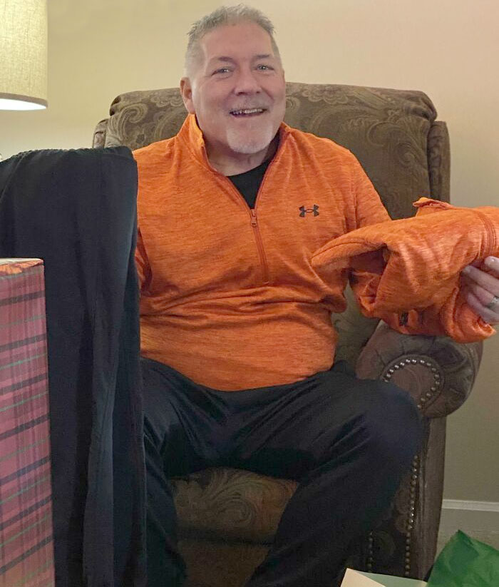 For Christmas, My Dad Received The Exact Outfit That He Was Wearing