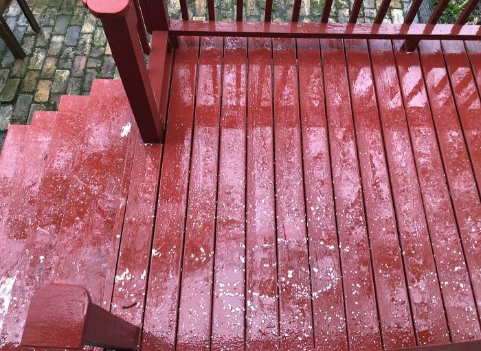 It Wasn’t Supposed To Rain Today. Guess I’ll Be Painting It Again