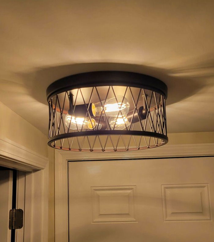 Installed A New Light Fixture. Was Pleased With How Easy It Was And That It Worked On The 1st Try. Got Too Excited Too Fast