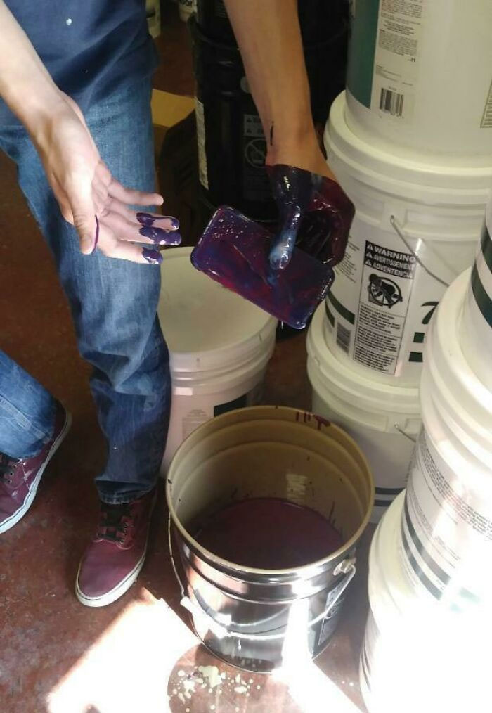 Dropped My Phone In Industrial Paint Today