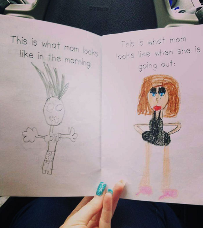 My Friend's 6-Year-Old Daughter Drew This At School