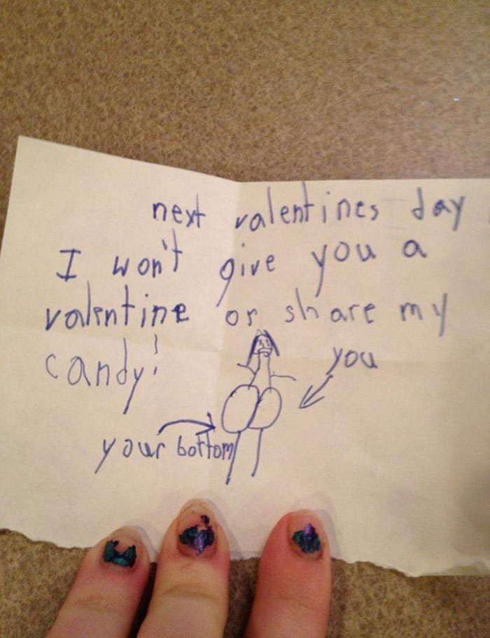 I Think I Was 8 Or 9 When I Made This. I Got Grounded By My Mom So I Wrote A Note In Retaliation. I Don't Know How I Thought That Was Going To Help My Case