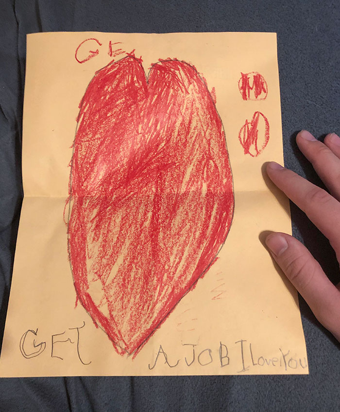 So When I Was A Kid, I Wanted To Make A Mother’s Day Card For My Mom, And This Is What I Came Up With