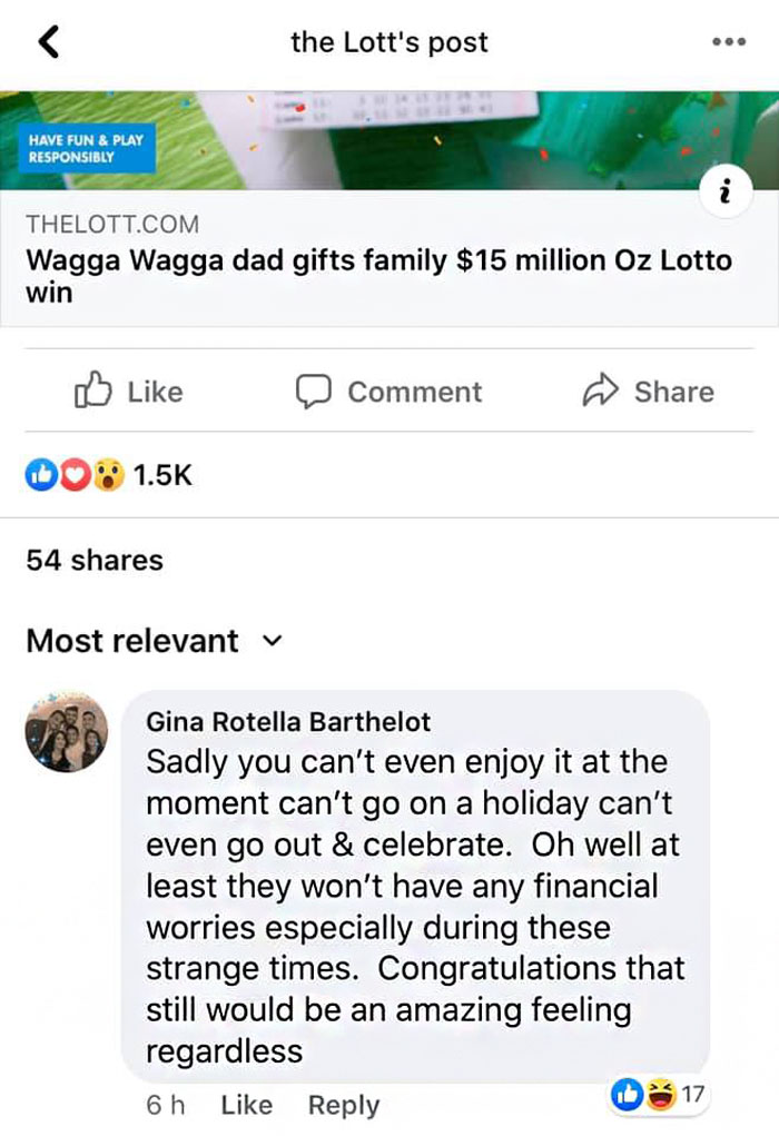 Aw So Sad They Can’t Even Celebrate Winning $15 Million 