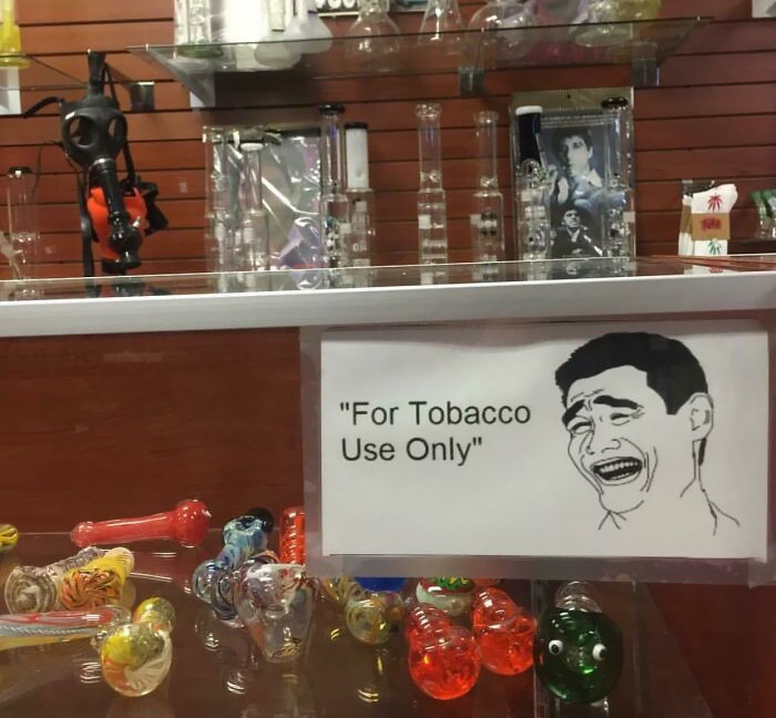 This Smoke Shop's Sign