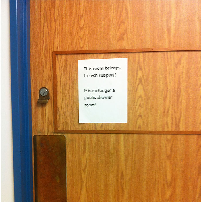 Behind Every Sign, There Is A Story (Found At Work Today)