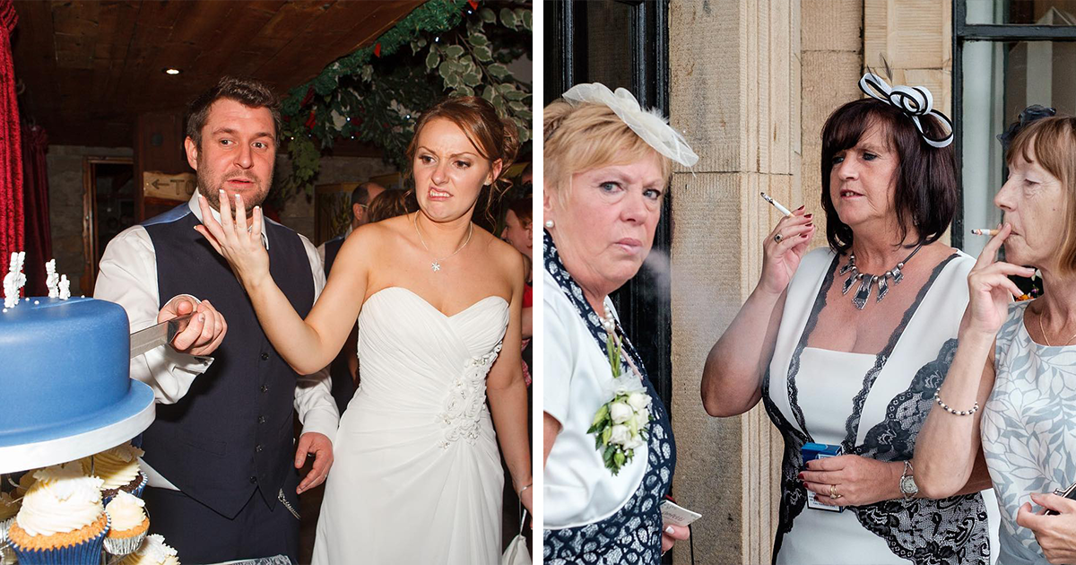 30 Honest Wedding Photos By Ian Weldon That Are As Funny As They Are Chaotic (New Pics)