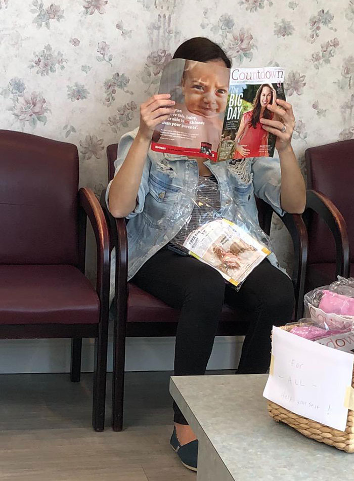 This Picture My Mom Just Sent Me From The Dr. Office